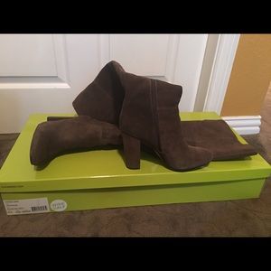 Sz 9 Gianni Bini Leather Suede over the knee